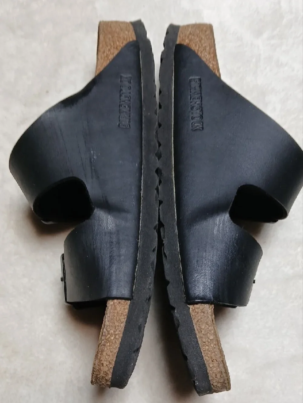 Birkenstock Arizona Black Two-Strap Adjustable Slide Sandals Size 39